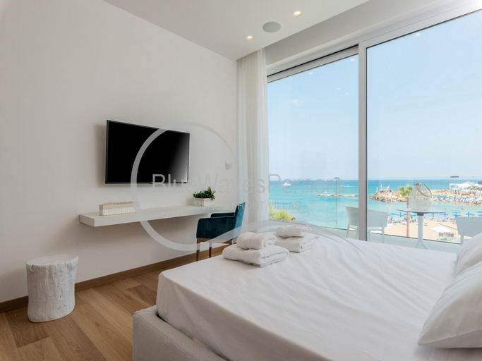 Bedroom 3, Blue Waves Protaras Beachfront Villa 3