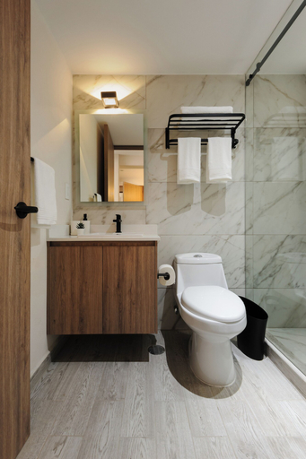 Bathroom 4, Choapan 28 - Lux Apartments in Condesa, Mexico City