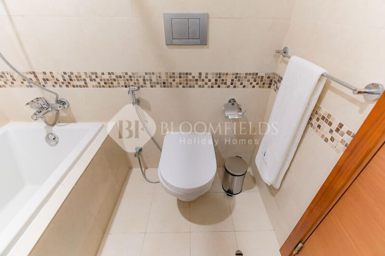 Bathroom 3, Golf course view, stylish 2BR, Yas Island
