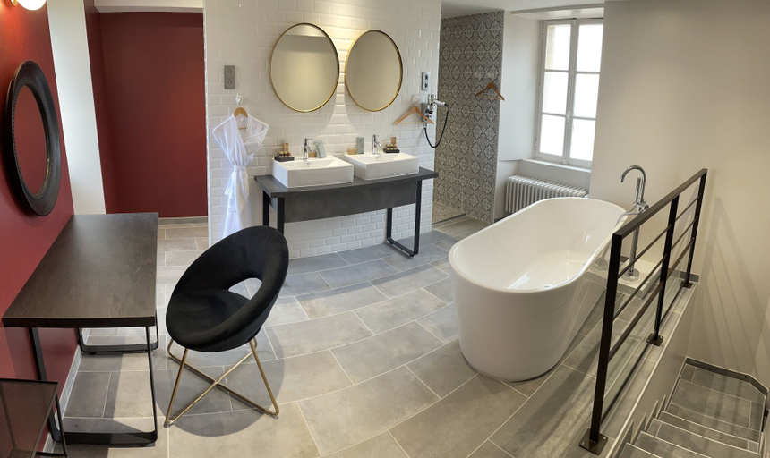 Bathroom 5, Le Château de Bernesq, Calvados