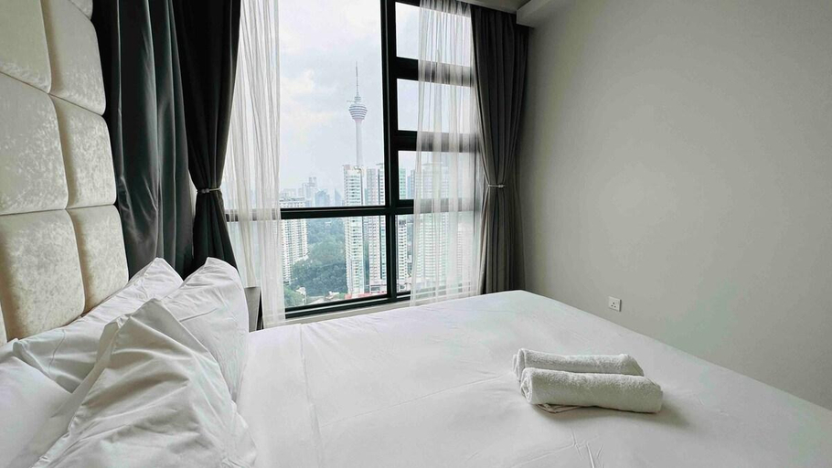 Bedroom 2, Panoramic KL View @Robertson Bukit Bintang 40f, Kuala Lumpur