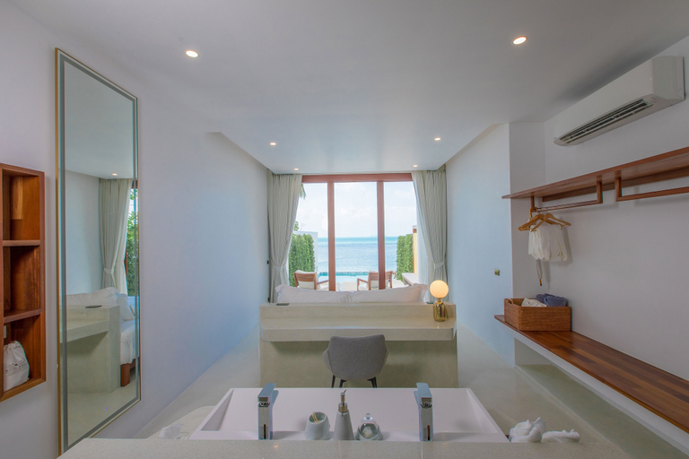 Bathroom 5, White Whale Beachfront Pool Villa, Ko Samui