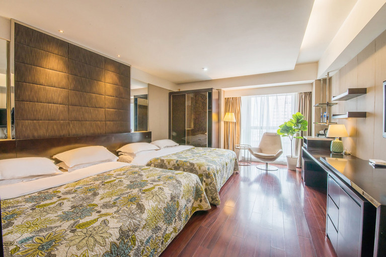 Bedroom 2, Nanjing Hotel Kaibin Apartment Xinjiekou, Nanjing