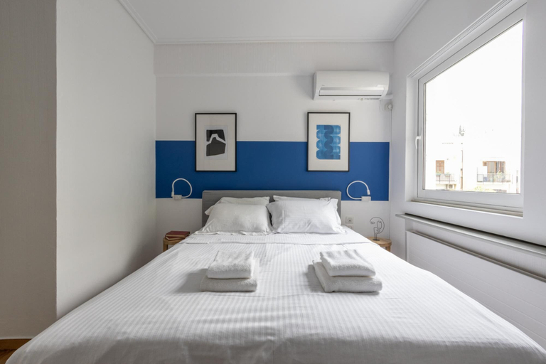Bedroom 3, Deco Marble Apt With Acropolis View, Attica