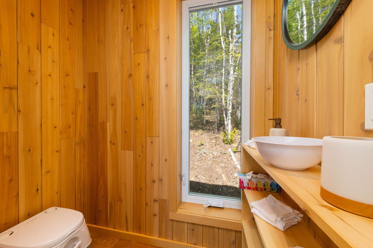 Bathroom, Tanières Microchalets, Charlevoix