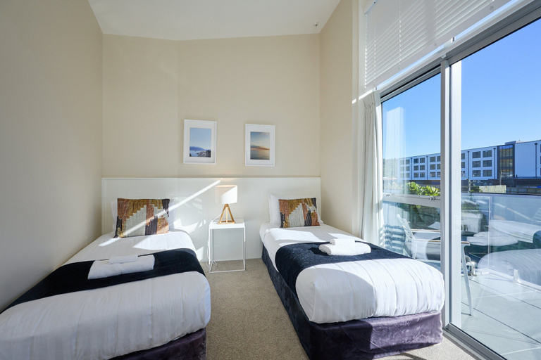 Bedroom 3, Kaikoura Waterfront Apartments, Kaikoura