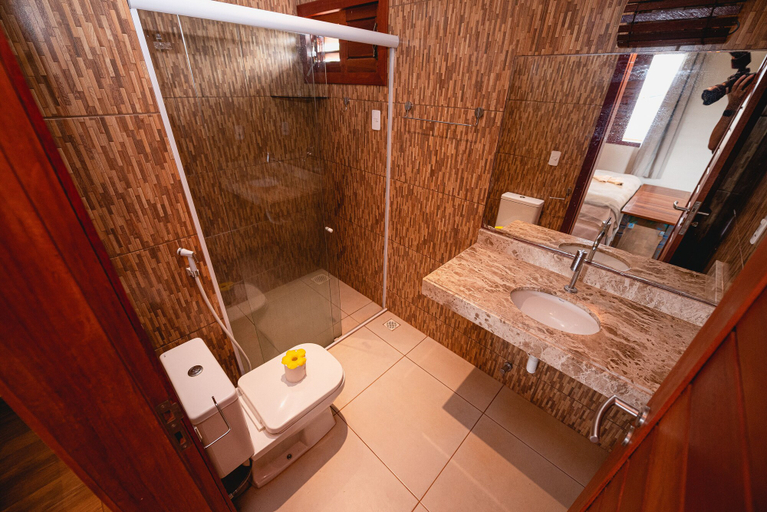 Bathroom 4, POUSADA IBIZA, São Miguel de Touros
