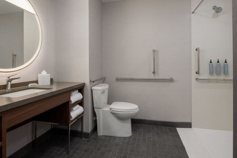 Bathroom 3, Courtyard By Marriott Olympia, Thurston