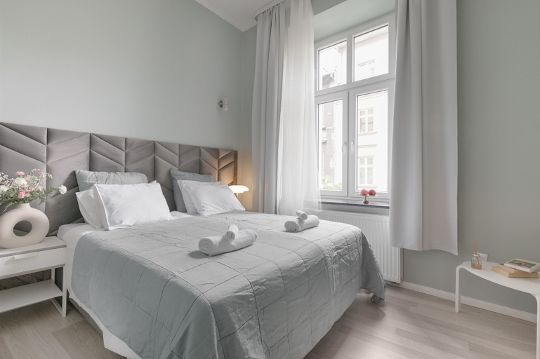 Bedroom 1, Platinum Aparthotel, Kraków City