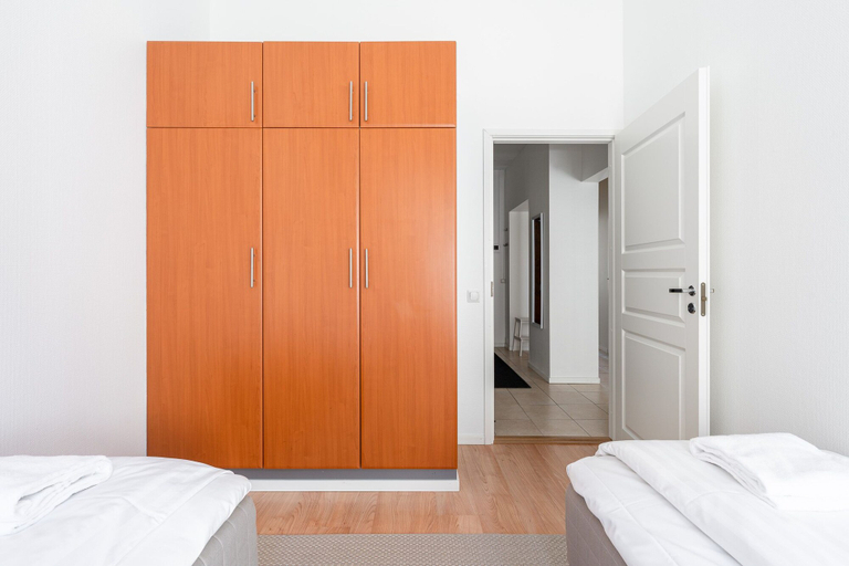 Bedroom 2, Historical 3BR Downtown Apartment with Sauna, Pirkanmaa