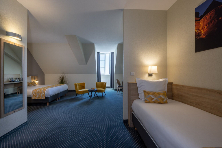 Bedroom 3, Hôtel Val-Vignes, Haut-Rhin