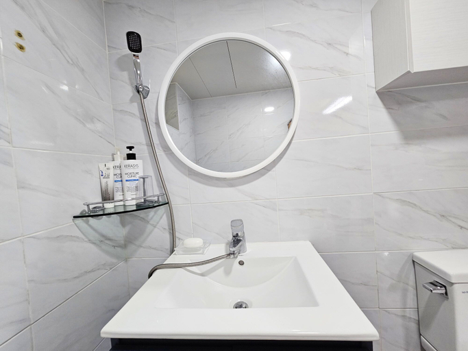 Bathroom 4, Valley Log Pension, Seogwipo