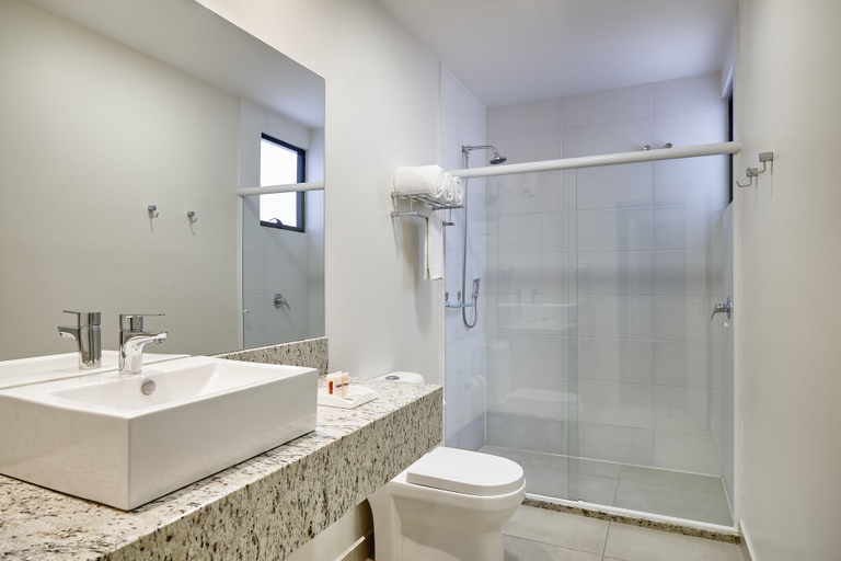 Bathroom 5, Lefel Hotel, São Bento do Sul