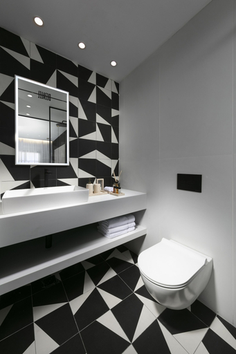 Bathroom, Bezalel Suites
