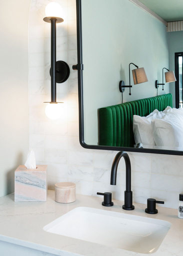 Bathroom 4, Palihotel Hollywood near Universal Studios, Los Angeles