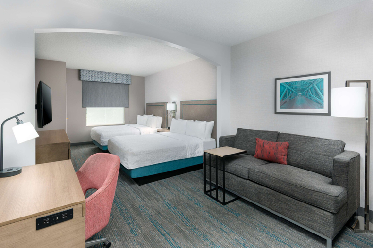 Bedroom 3, Hampton Inn Boston Bedford Burlington, Middlesex