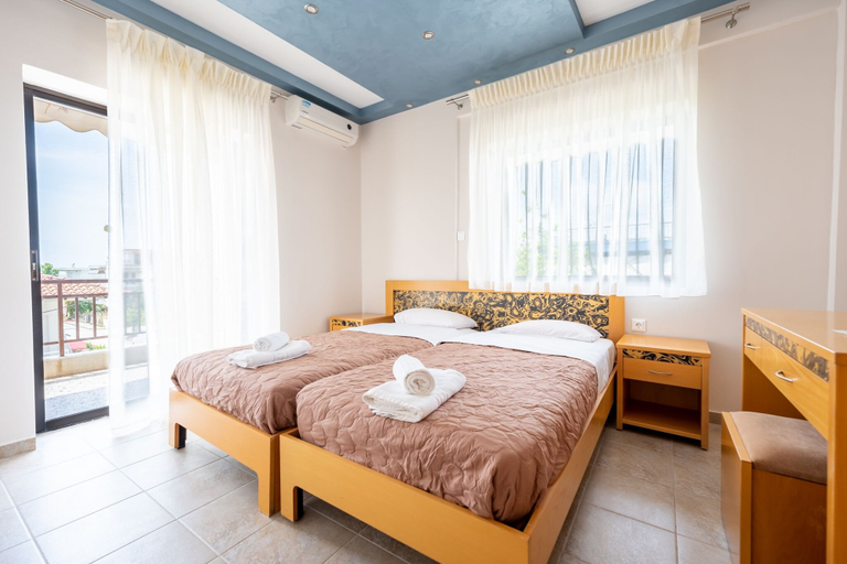 Bedroom 4, Milonas House Apartments, Central Macedonia