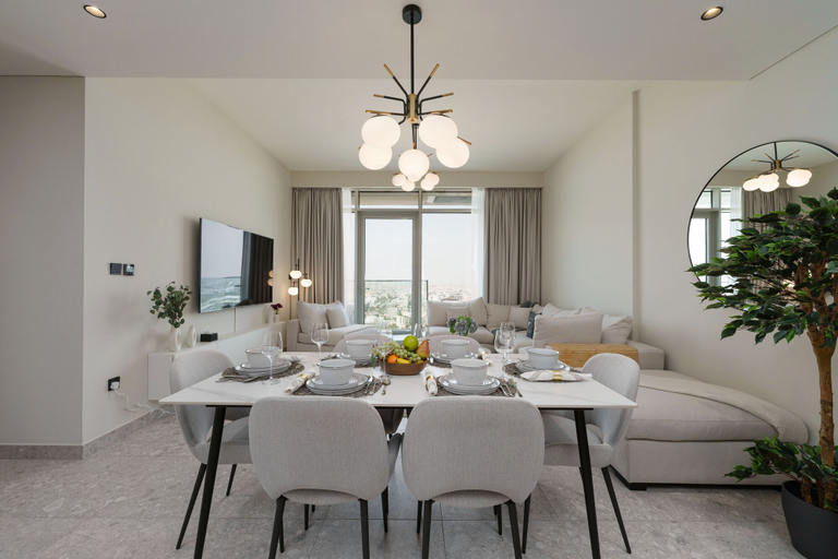 Living area 3, Maison Privee - Graceful Apt in Prestigious Dubai Hills close to the Golf Course, Dubai