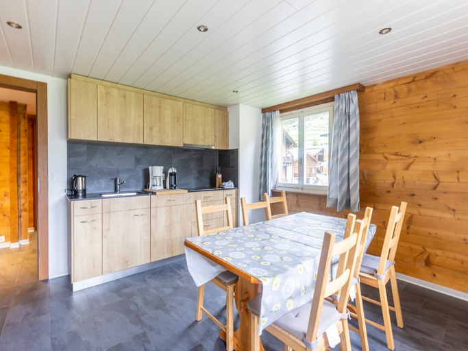 Private kitchen 5, Welcoming Holiday Home in Saas Grund With Garden, Visp