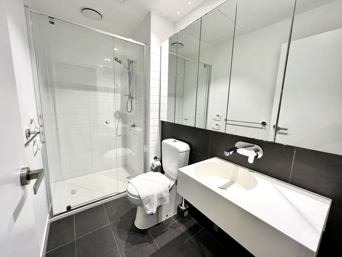 Bathroom 3, ReadySet Apartments at Manhattan, Melbourne