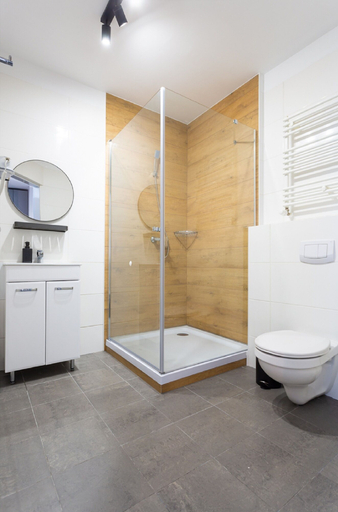 Bathroom 5, Moon Apartments Gdańsk, Gdańsk City