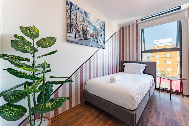 Bedroom 2, Doctores Apartments by VH, Mexico City