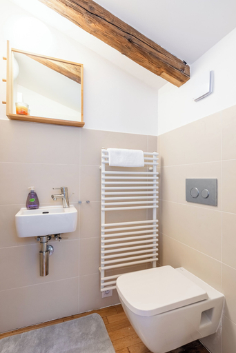 Bathroom 3, Modern 3 bedrooms apartment with AC, Praha 7