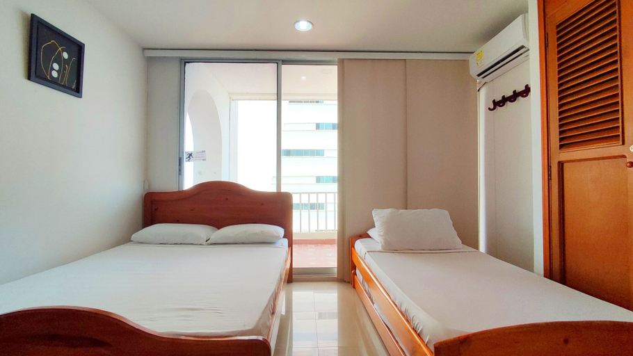 Bedroom 2, Beautiful Apartment in Bocagrande, Cartagena de Indias