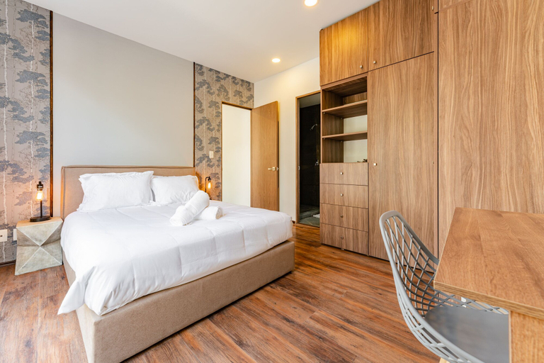 Bedroom 2, Doctores Apartments by VH, Mexico City