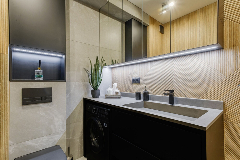 Bathroom, Apartament CHICAGO, Nowy Targ