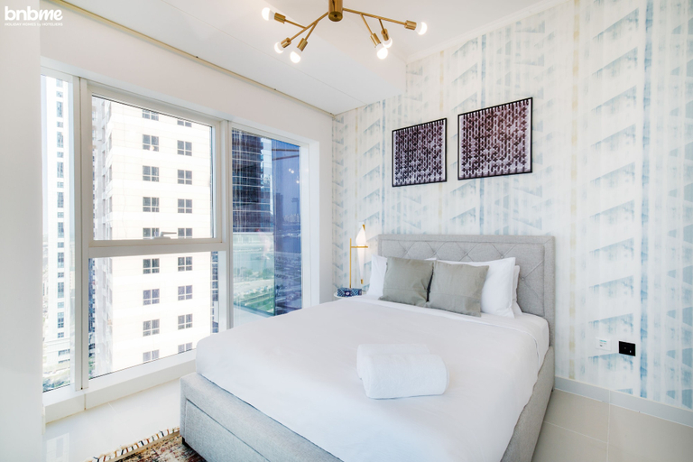 Bedroom 5, 2B- Damac Heights - 1901 by bnbme homes, Dubai