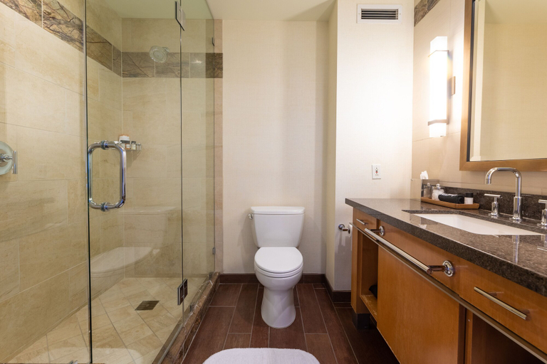 Bathroom 4, Villa Graziadio Executive Center at Pepperdine University, Los Angeles