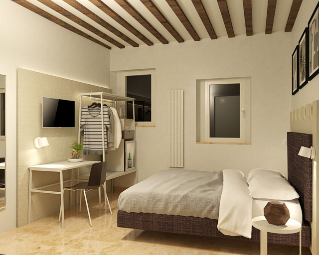 Bedroom 4, Torre del Fuggisole, Siena