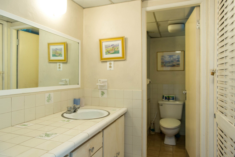Bathroom, Sky Box Beach Suite at Montego Bay Club