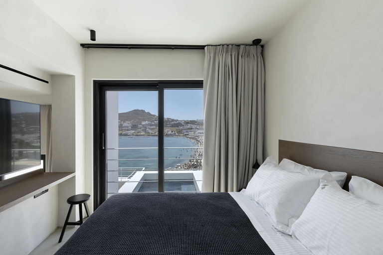Bedroom 3, CUBIC Mykonos Seafront Design Suites, South Aegean