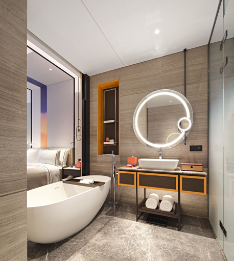 Bathroom 4, Canopy by Hilton Xi'an Qujiang, Xi'an