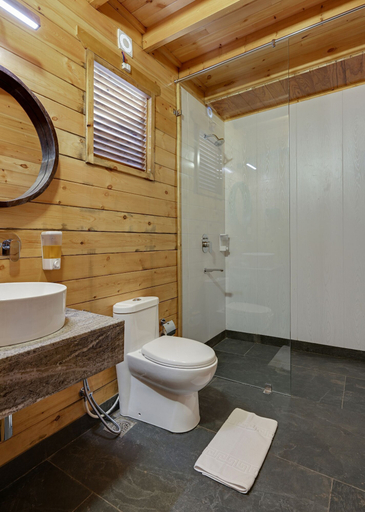 Bathroom, Casawood Resort, Sirohi