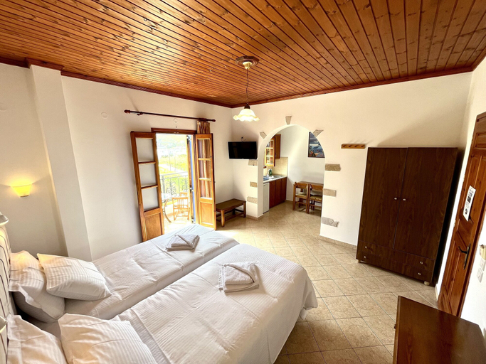 Bedroom 3, Nicolas Studios, South Aegean