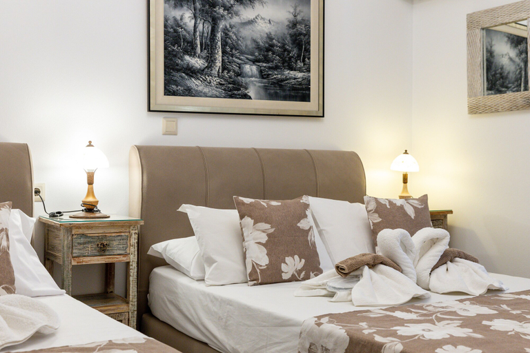 Bedroom 3, Panos Studios, South Aegean
