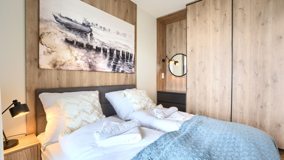 Bedroom 2, Apartamenty Sun & Snow Perłowa Przystań, Kołobrzeg