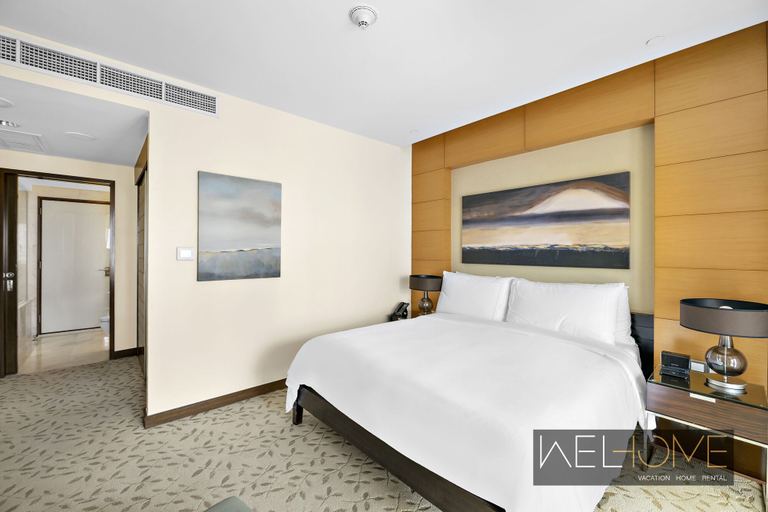 Bedroom 3, WelHome - Breathtaking Apt with Partial View of Burj Khalifa, Dubai