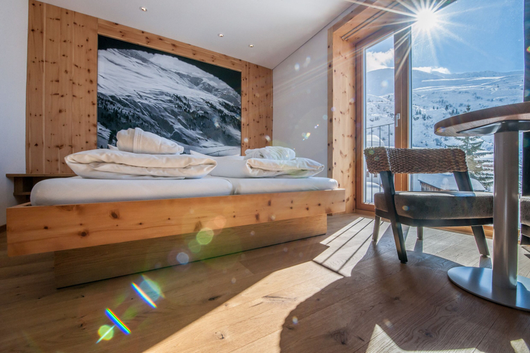 Bedroom 2, Mondschein Hotel and Chalet, Bludenz