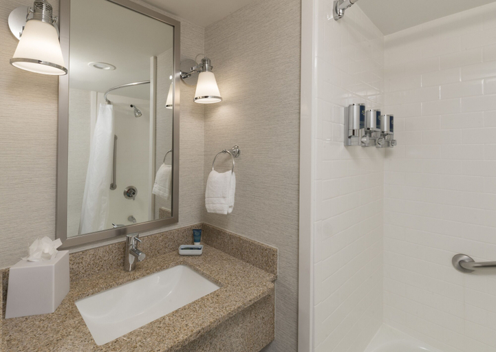 Bathroom 4, Four Points by Sheraton Boston Logan Airport Revere, Suffolk