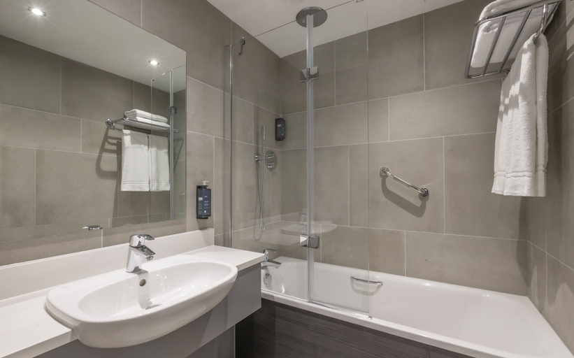 Bathroom 4, Maldron Belfast International Airport, Antrim and Newtownabbey
