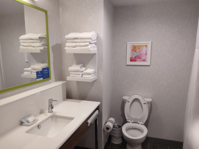Bathroom 2, Hampton Inn & Suites Pittsburgh New Stanton, Westmoreland