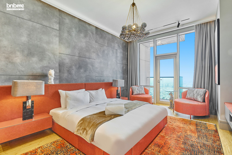 Bedroom 3, 4B Amna Tower 6101 by bnbme homes, Dubai