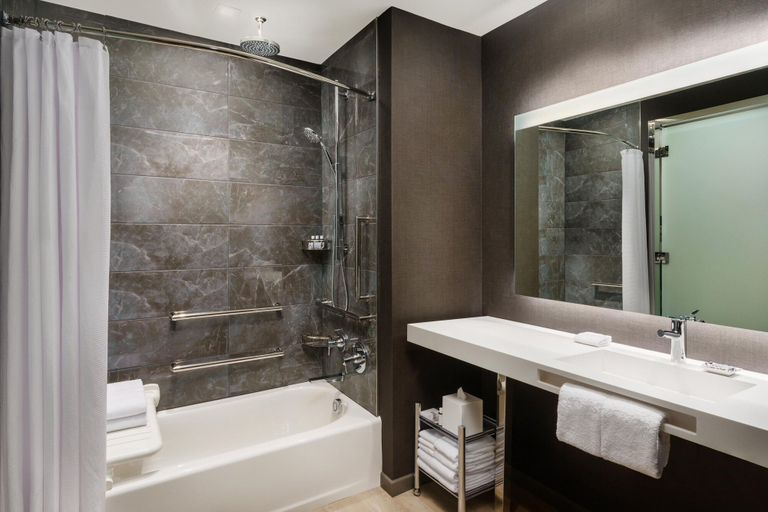 Bathroom 4, AC Hotel by Marriott Raleigh Downtown, Wake