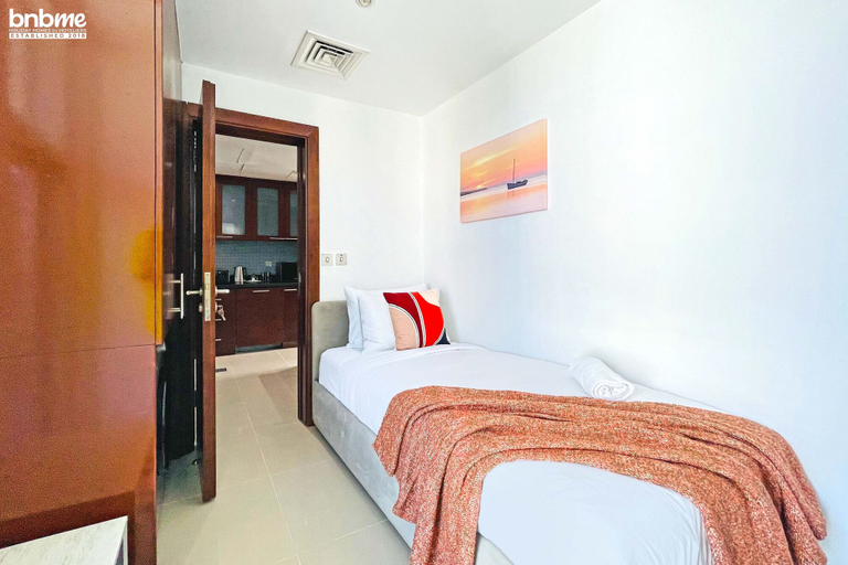 Bedroom 3, bnbme | U Bora Towers | 3 + Maids, Dubai