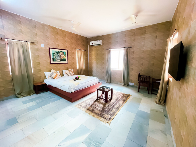 Bedroom, Roomshala 131 Willow Woods Farmhouse, Gurgaon