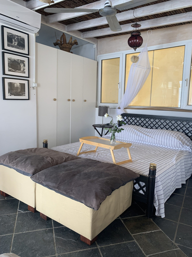 Bedroom 4, Roditses Beach sea front Apartments, North Aegean
